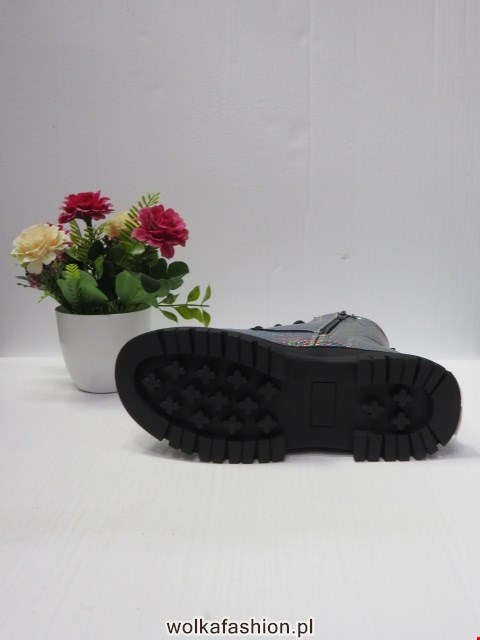 Botki Dziecięce A196 SILVER 31-36 2