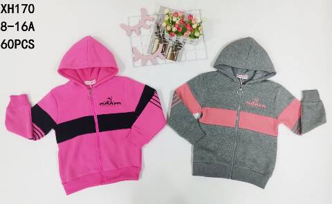 Bluza dziewczęca XH170 Mix kolor 8-16