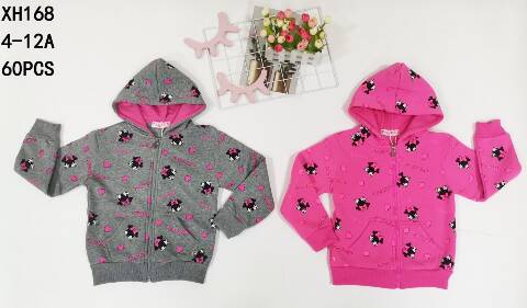 Bluza dziewczęca XH168 Mix kolor 4-12