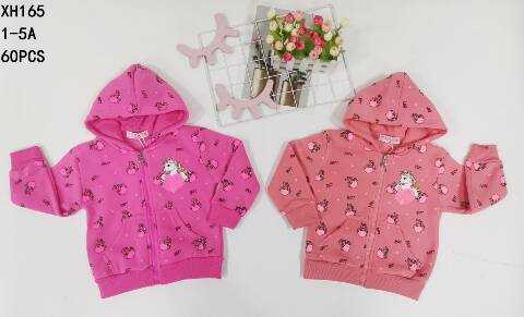 Bluza dziewczęca XH165 Mix kolor 1-5 1