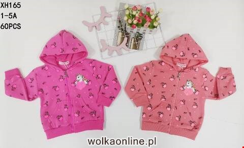 Bluza dziewczęca XH165 Mix kolor 1-5