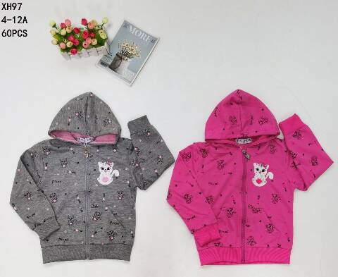Bluza dziewczęca XH97 Mix kolor 4-12