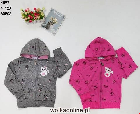 Bluza dziewczęca XH97 Mix kolor 4-12