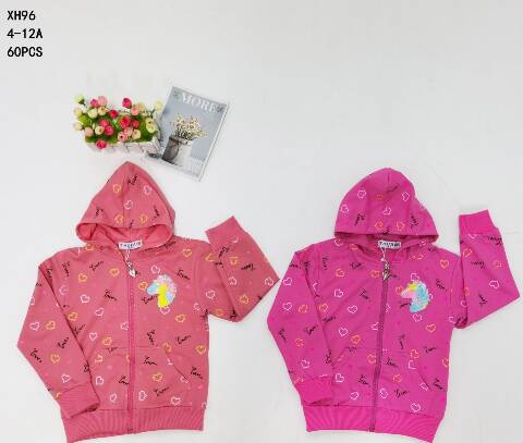 Bluza dziewczęca XH96 Mix kolor 4-12