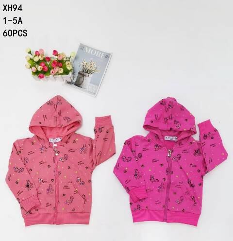 Bluza dziewczęca XH94 Mix kolor 1-5