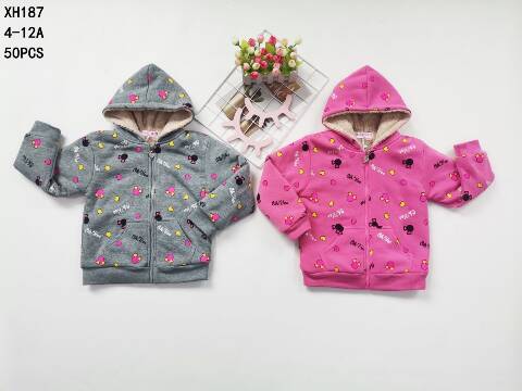 Bluza dziewczęca XH187 Mix kolor 4-12