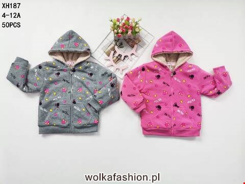Bluza dziewczęca XH187 Mix kolor 4-12