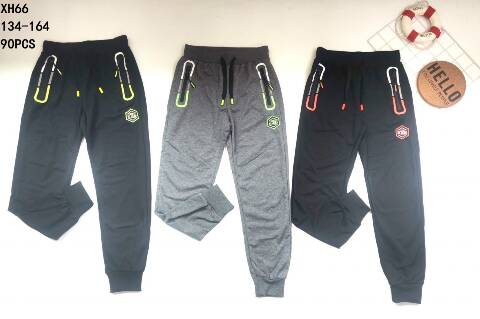 Spodnie dersowe  chłopięce XH66 Mix kolor 134-164