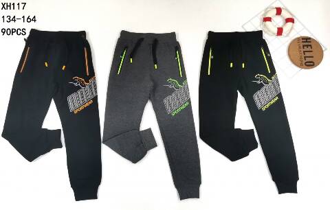 Spodnie dersowe  chłopięce XH117 Mix kolor 134-164