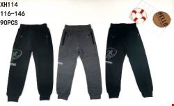 Spodnie dersowe  chłopięce XH114 Mix kolor 116-146