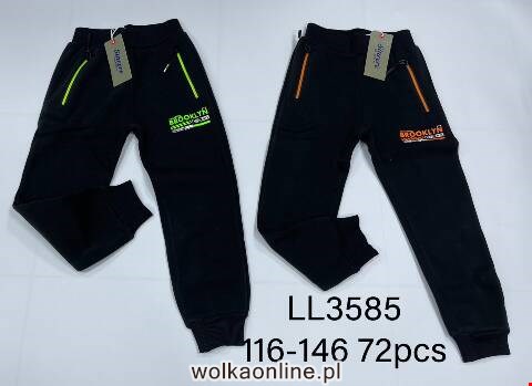 Spodnie dersowe  chłopięce LL3585 Mix kolor 116-146