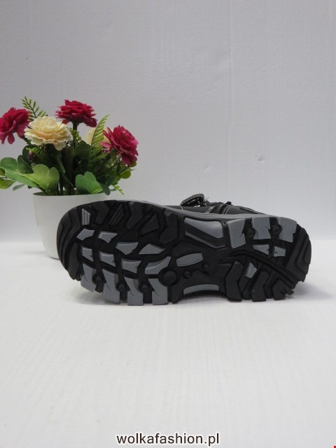 Botki Dziecięce A135 BLACK/GREEN 32-37 2
