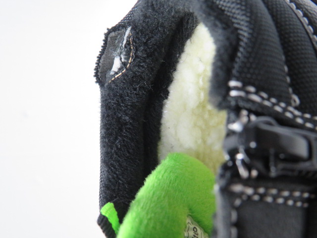 Botki Dziecięce A135 BLACK/GREEN 32-37 3