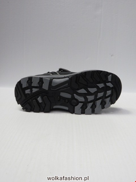 Botki Dziecięce A135 BLACK/RED 32-37 2