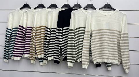 Sweter damskie 9635 Mix kolor Standard
