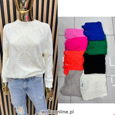 Sweter damskie 9637 Mix kolor Standard