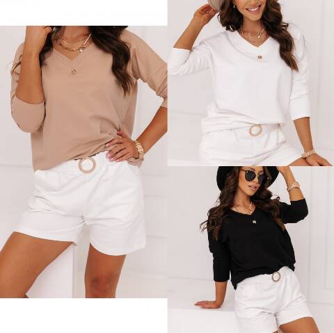 Bluzka damskie 9643 Mix kolor Standard 1