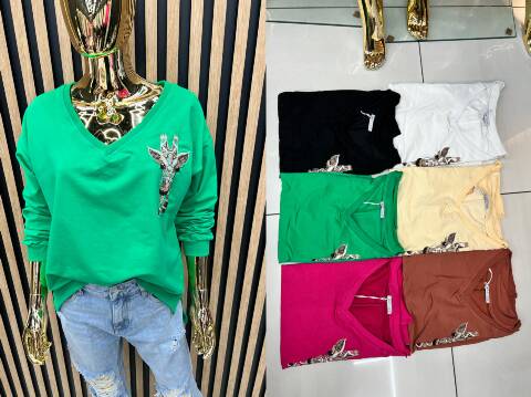 Bluzka damskie 9646 Mix kolor Standard 1