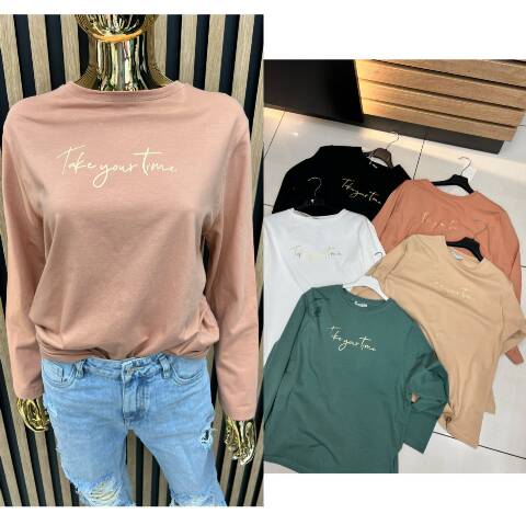 Bluzka damskie 9649 1 kolor S-XL 1