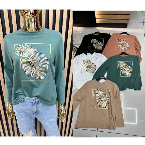 Bluzka damskie 9650 1 kolor S-XL 1