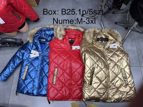 Kurtka Zimowa damskie 9661 1 kolor M-3XL 1