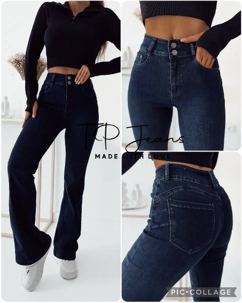 Jeansy damskie 9668 1 kolor XS-XL 1