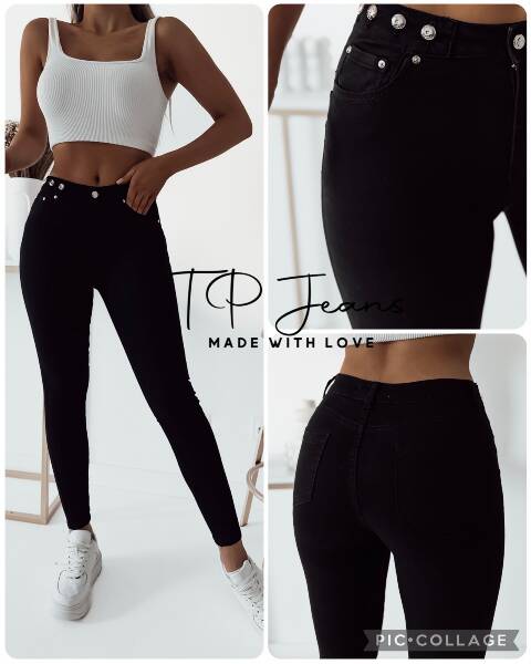 Jeansy damskie 9669 1 kolor XS-XL 1