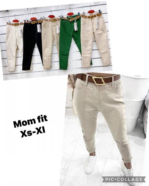 Jeansy damskie 9674 1 kolor XS-XL 1