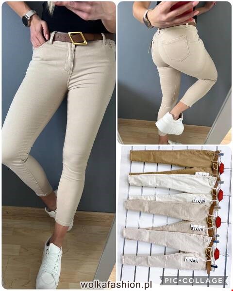 Jeansy damskie 9675 1 kolor XS-XL 1
