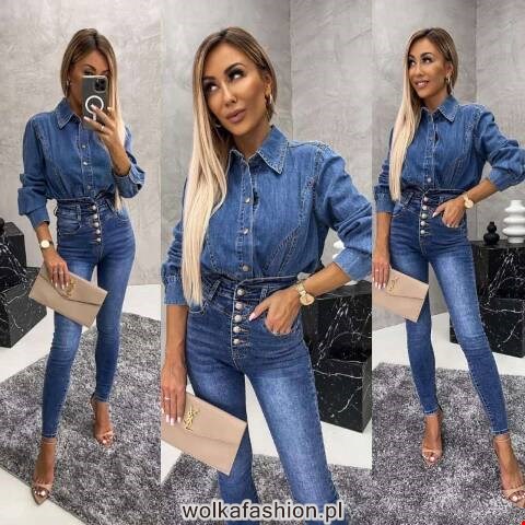 Jeansy damskie  9704 1 kolor XS-XL