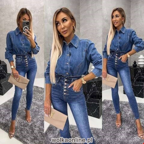 Jeansy damskie  9704 1 kolor XS-XL