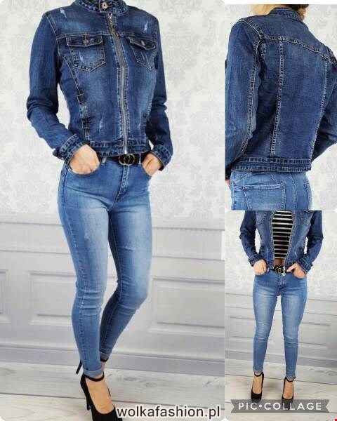 Kurtka jeansowa damskie  9726 1 kolor S-2XL 1