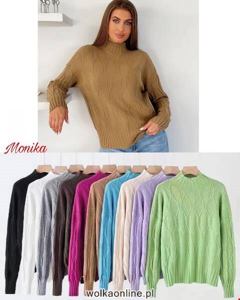 Sweter damskie 9905 Mix kolor Standard (Towar Włoskie)