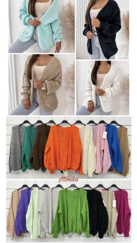 Sweter damskie 9909 Mix kolor Standard (Towar Włoskie)