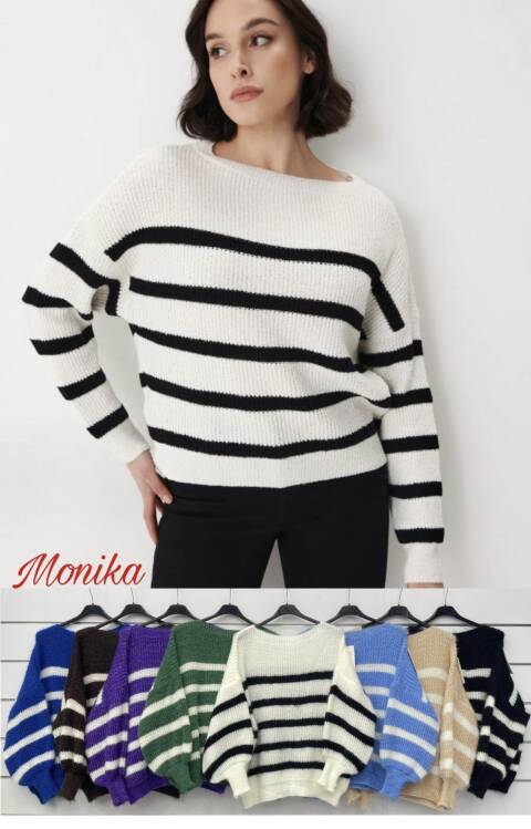 Sweter damskie 9912 Mix kolor Standard (Towar Włoskie) 1