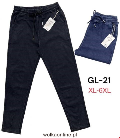 Jeansy damskie GL-21 Mix kolor XL-6XL