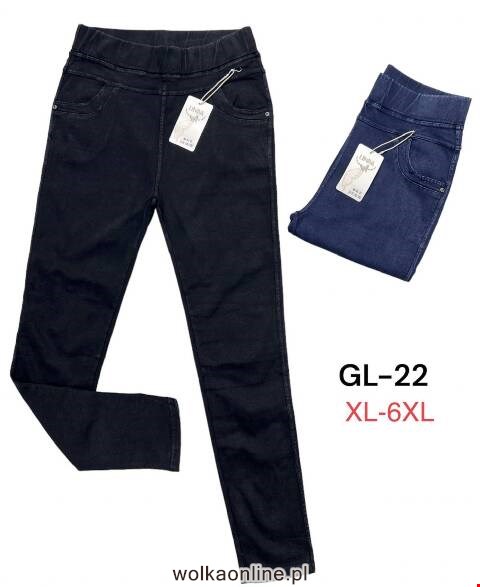Jeansy damskie GL-22 Mix kolor XL-6XL