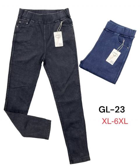 Jeansy damskie GL-23 Mix kolor XL-6XL