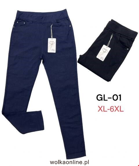 Jeansy damskie GL-01 Mix kolor XL-6XL