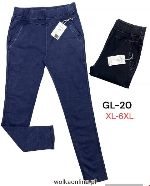 Jeansy damskie GL-20 Mix kolor XL-6XL