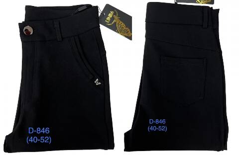 Spodnie damskie D846 1 kolor 40-52 1