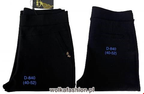 Spodnie damskie D840 1 kolor 40-52