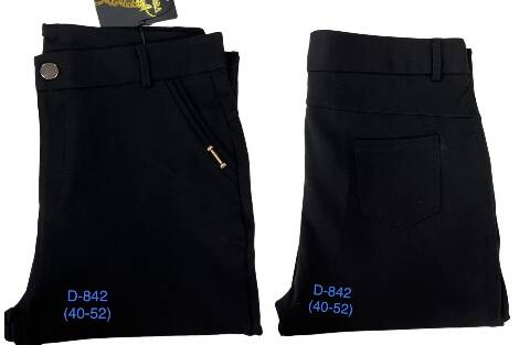 Spodnie damskie D842 1 kolor 40-52