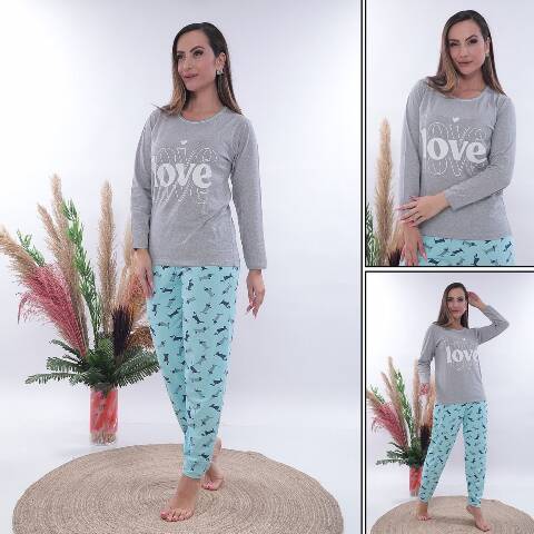 Piżama damskie 9946 1 kolor M-2XL (Towar Tureckie)