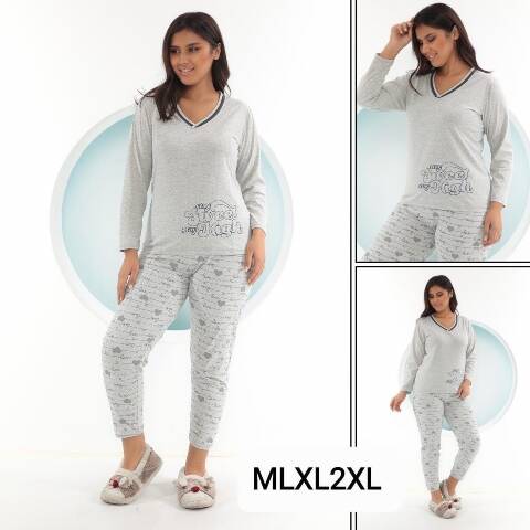 Piżama damskie 9947 1 kolor M-2XL (Towar Tureckie)