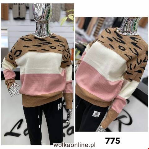 Sweter damskie 775 Mix kolor XL/2XL-2XL/3XL