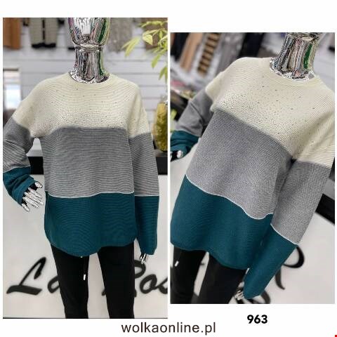 Sweter damskie 963 Mix kolor XL/2XL-2XL/3XL