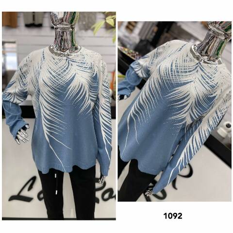 Sweter damskie 1092 Mix kolor XL/2XL-2XL/3XL