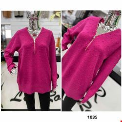 Sweter damskie 1035 Mix kolor XL/2XL-2XL/3XL