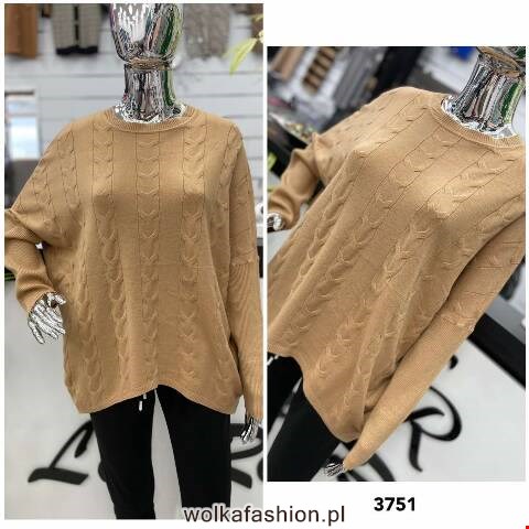 Sweter damskie 3751 Mix kolor XL/2XL-2XL/3XL
